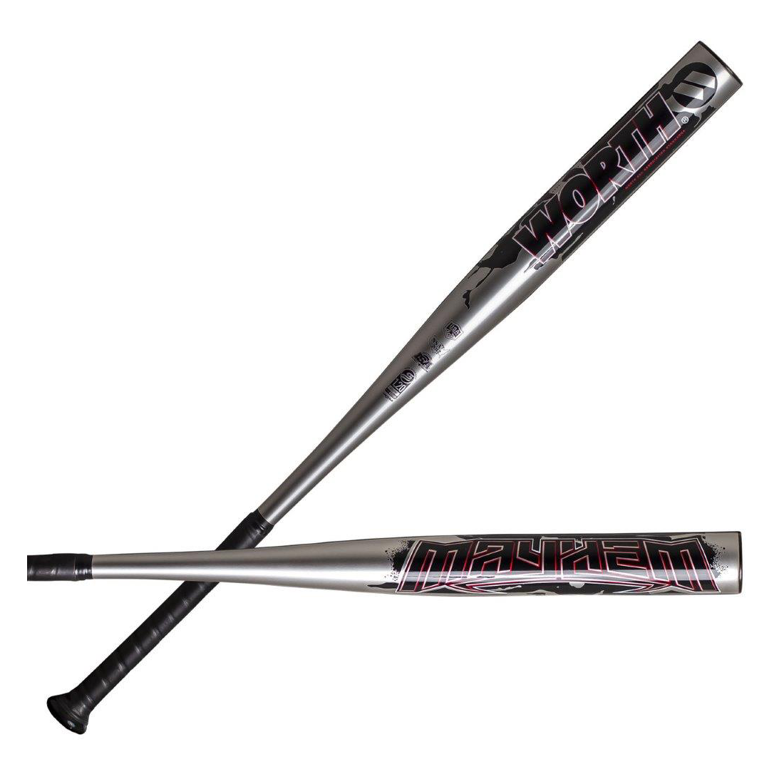 Worth (WMHC3A) Mayhem® Alloy Slow Pitch Softball Bat