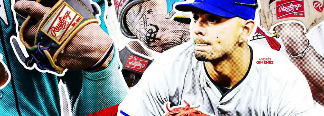 Baseball heroes with Rawlings gloves 