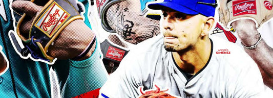 Baseball heroes with Rawlings gloves 