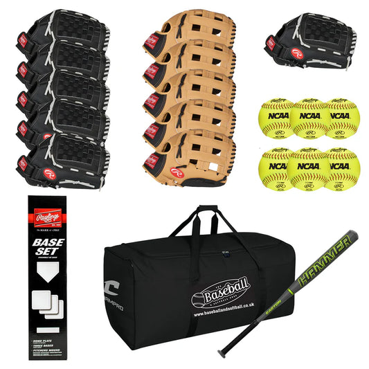 Softball Starter Kit - Ideal for 11 to 16 year old's (Wheeled Bag)