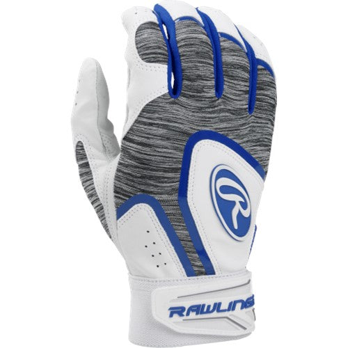 Rawlings (5150WBG) Batting Gloves (pair) - ROYAL BLUE - ADULT SIZE - View 1