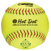Worth Hot Dot (AHD12SY) ASA Approved Synthetic 12" Softball