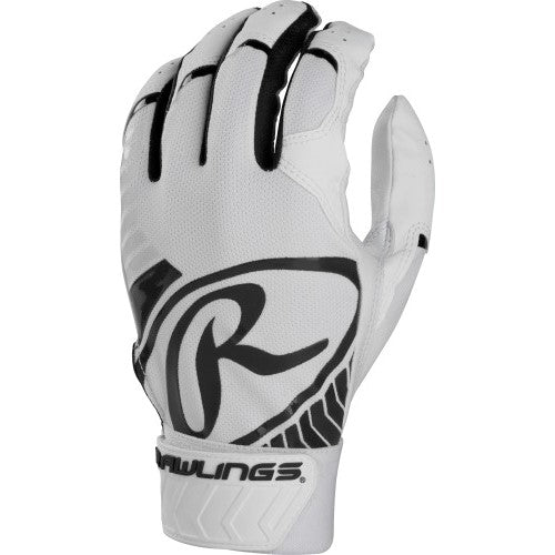 Rawlings (BR51BY) Batting Gloves (pair) - BLACK -  YOUTH SIZE - View 1
