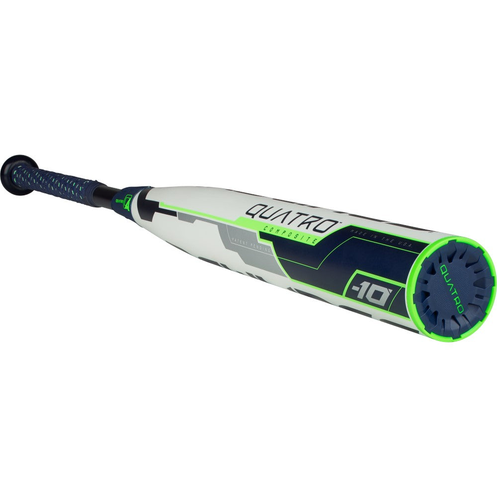 Rawlings (FP8Q10) Quatro Composite (-10) Fast Pitch Softball Bat - View 4