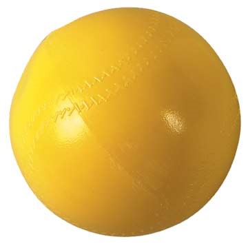 Markwort (PH9BK-Y) 9” Baseball Size Lightweight Plastic Cover Hollow Balls