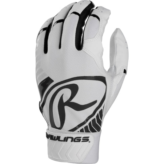 Rawlings (BR51BG) Batting Gloves (pair) - BLACK - ADULT SIZE