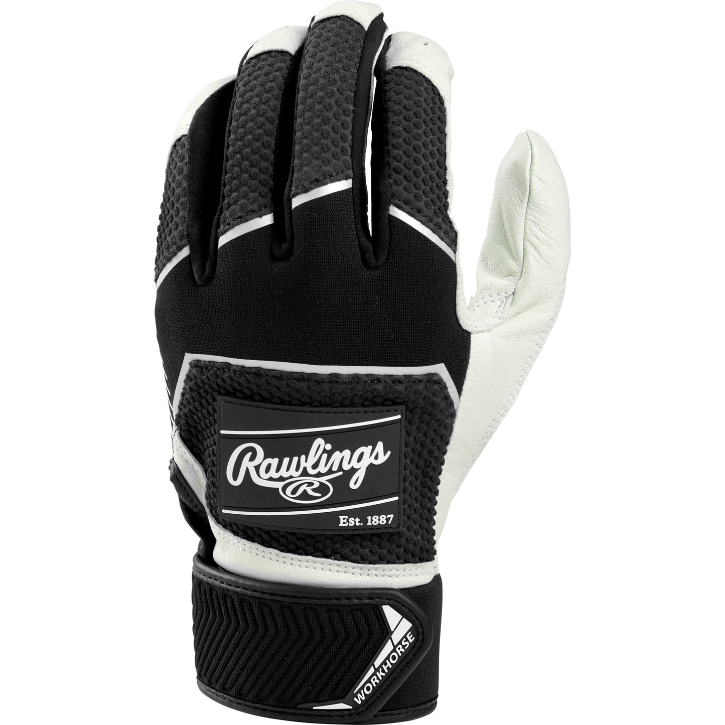 Rawlings (WH22BG) Workhorse Series Batting Gloves (pair) - ADULT SIZE