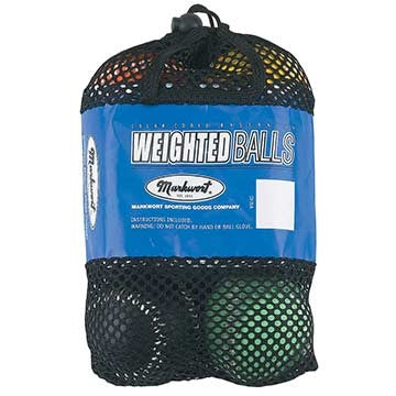 Markwort (WTSSET) Synthetic Cover Weighted Baseballs - Set of 6